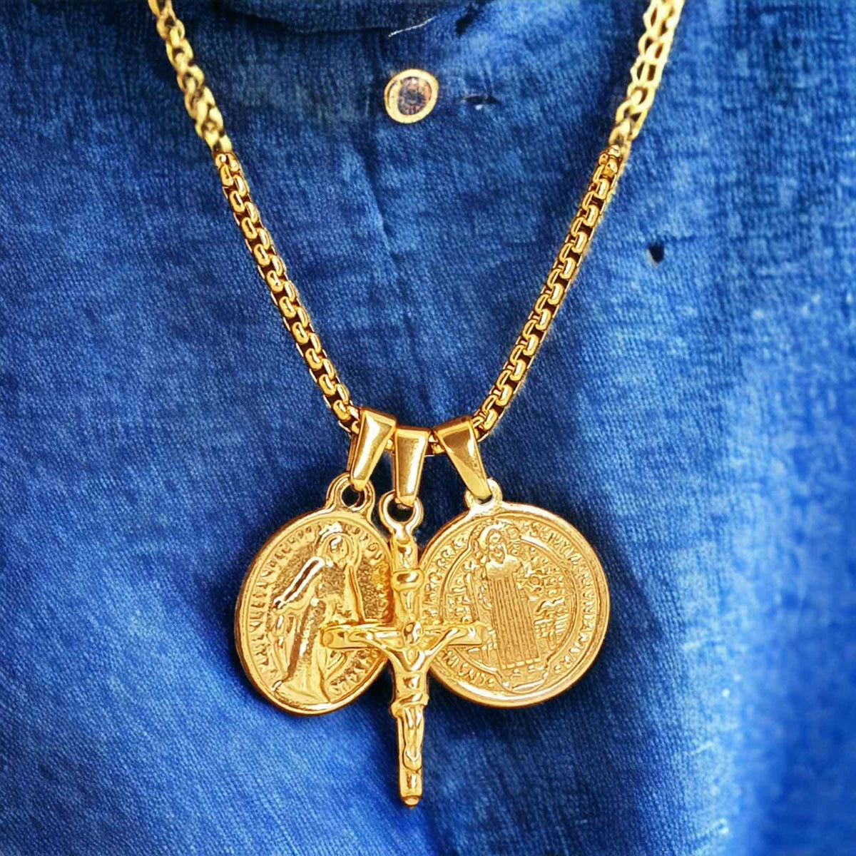 50OFF 3in1 Miracle & Protection Charmed Necklace Catholic Supplies PH