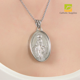 NOW AVAILABLE! 3D Authentic Miraculous Medal with Certificate - Sculpted in Gold PVD Stainless