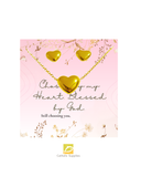 50%OFF Heart Set Necklace + Earring