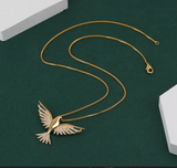 Holy Spirit Necklace with Crystals