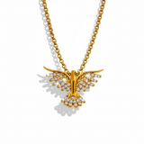 Holy Spirit Necklace with Crystals