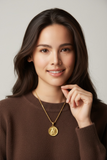 Healing and Grace Medal of Padre Pio+Our Lady of Grace Dual Miracle Necklace