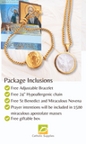 FREE Bracelet Per St Benedict - Mother of Pearl