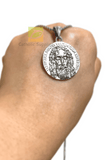 Holy Face of Jesus Nazareno Medal 3D Gold PVD Stainless Steel