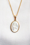 60%OFF Mother of Pearl Miraculous Medal FREE Chain