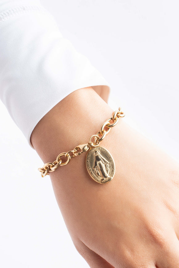 True Devotion Bracelet with Miraculous Medal