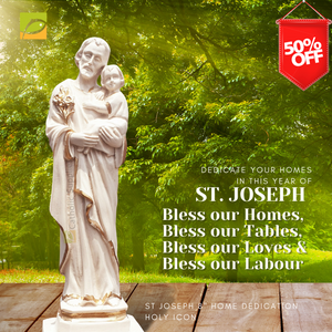 St Joseph 8" Home Protection Holy Icon